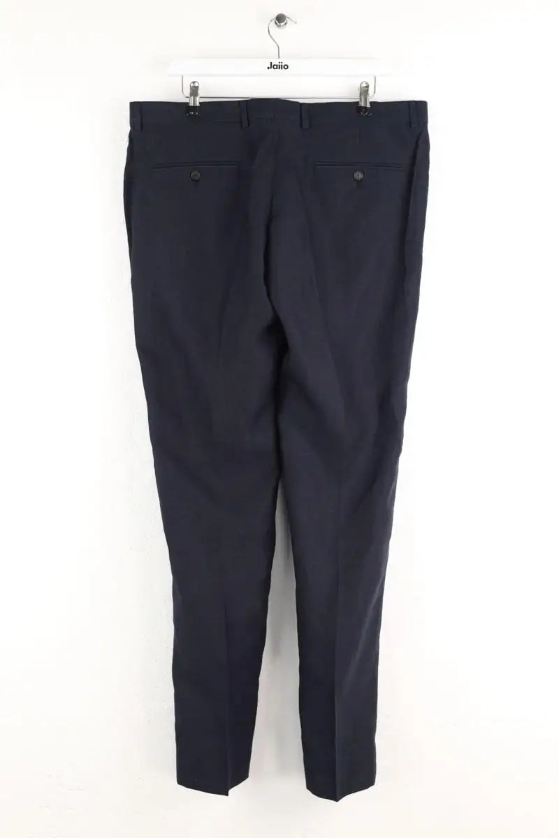 Pantalon droit Sandro Marine en Lin