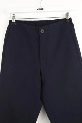 Pantalon droit Sandro Marine en Polyester