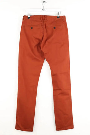 Pantalon droit Sandro Marron en Coton
