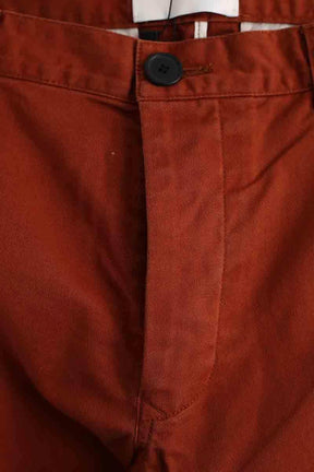 Pantalon droit Sandro Marron en Coton