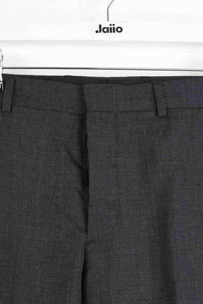 Pantalon droit Sandro Noir en Laine