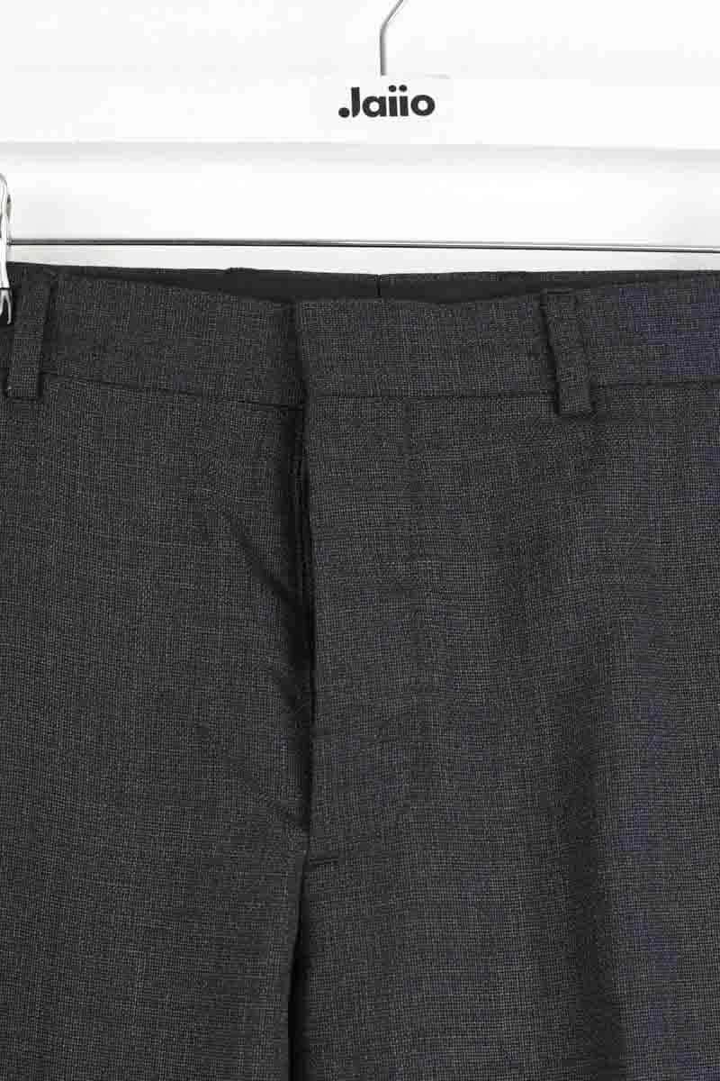 Pantalon droit Sandro Noir en Laine