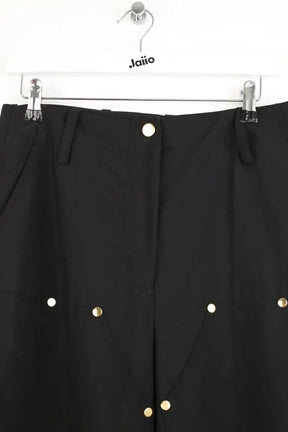 Pantalon droit Sandro Noir en Laine