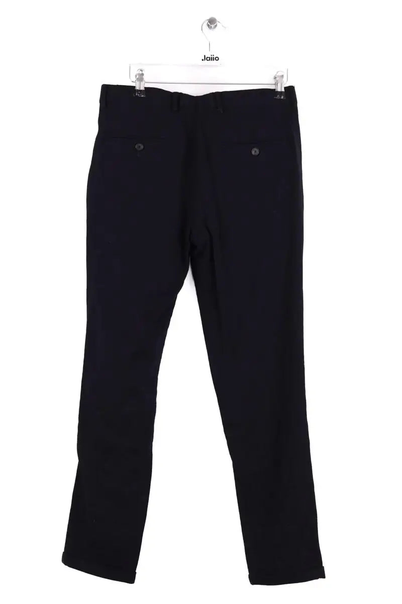 Pantalon droit Sandro Noir en Laine