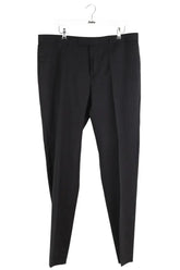 Pantalon droit Sandro Noir en Laine, taille XL - Seconde Main