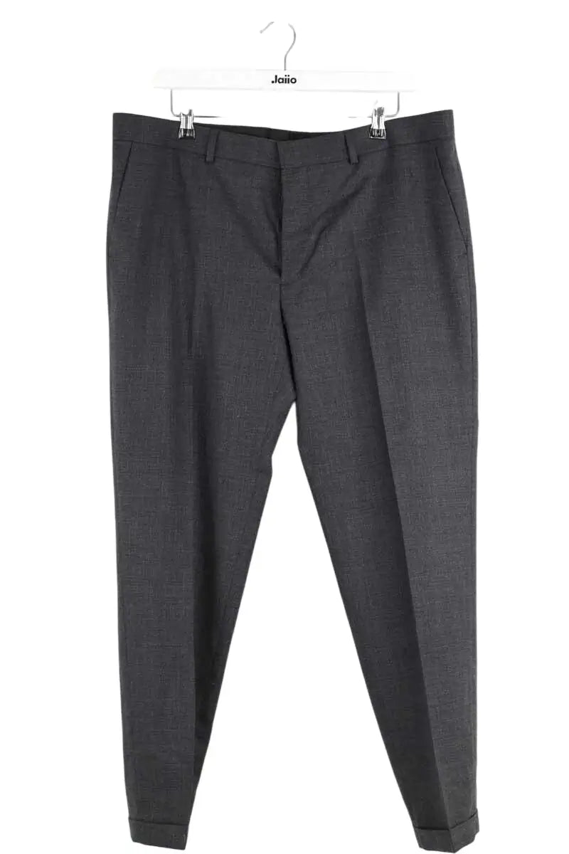 Pantalon droit Sandro Noir en Laine, taille XL - Seconde Main