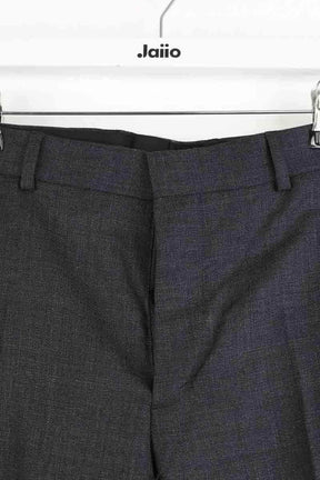 Pantalon droit Sandro Noir en Laine