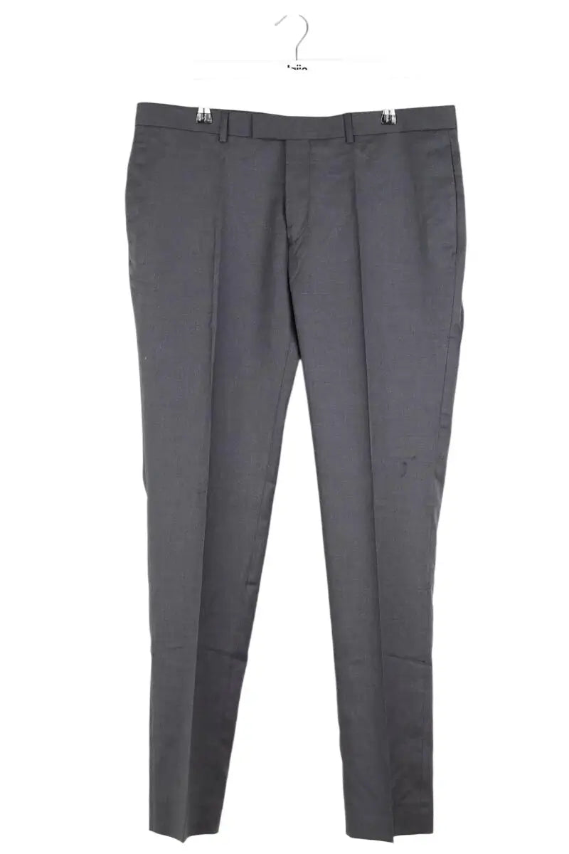 Pantalon droit Sandro Noir en Laine, taille XL - Seconde Main