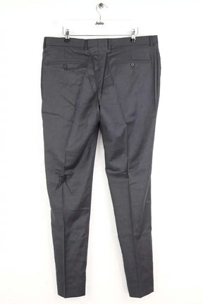 Pantalon droit Sandro Noir en Laine
