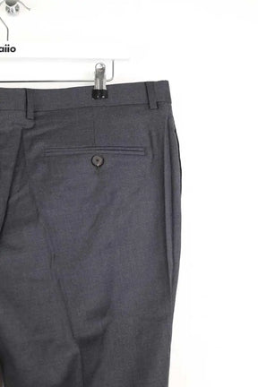 Pantalon droit Sandro Noir en Laine
