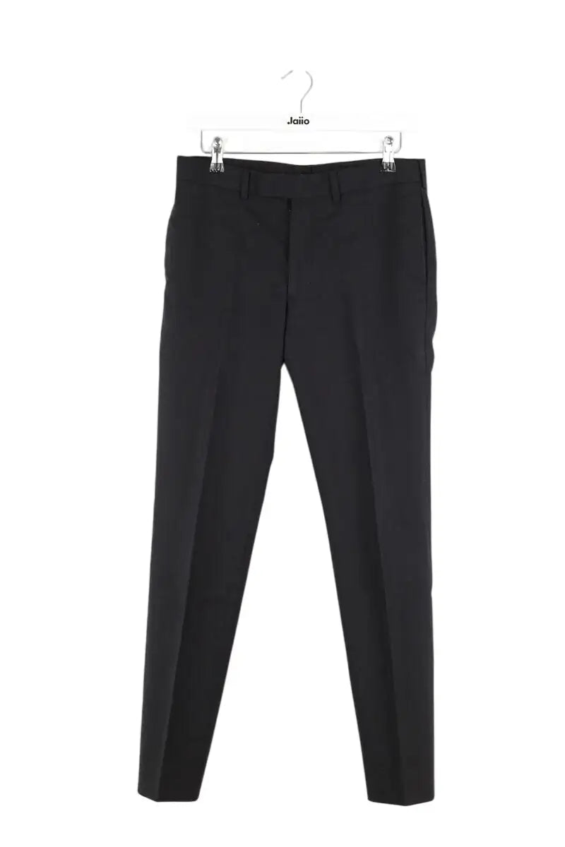 Pantalon droit Sandro Noir en Laine, taille XS - Seconde Main