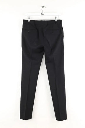 Pantalon droit Sandro Noir en Laine