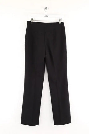 Pantalon droit Sandro Noir en Polyester