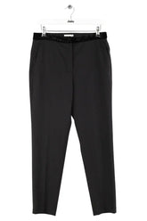 Pantalon droit Sandro Noir en Polyester, taille M - Seconde Main