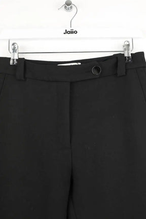 Pantalon droit Sandro Noir en Polyester