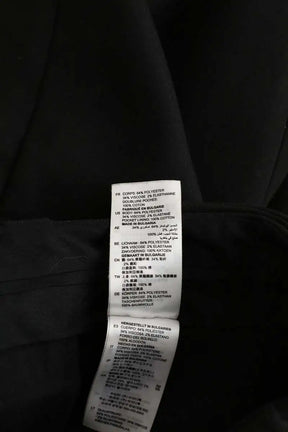 Pantalon droit Sandro Noir en Polyester