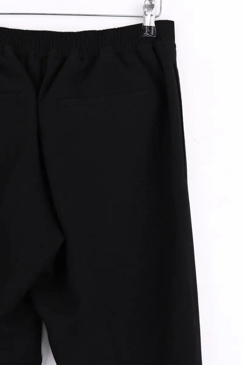 Pantalon droit Sandro Noir en Synthétique