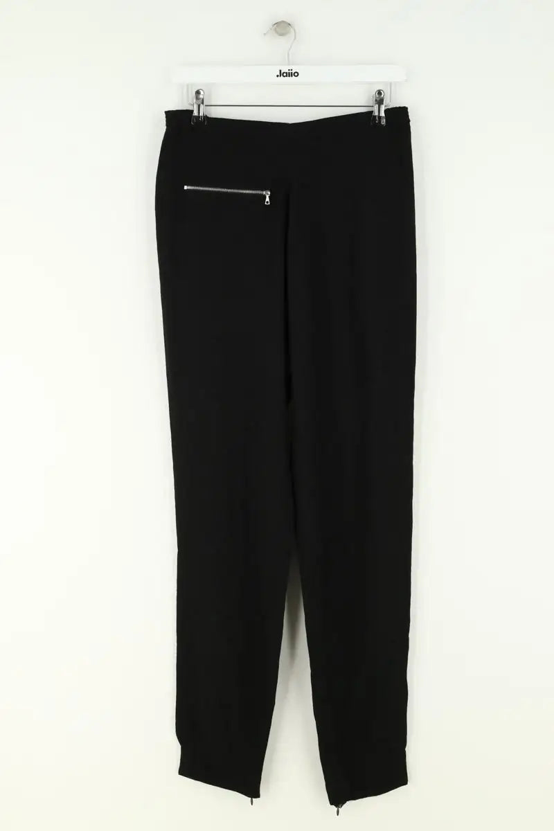 Pantalon droit Sandro Noir en Viscose