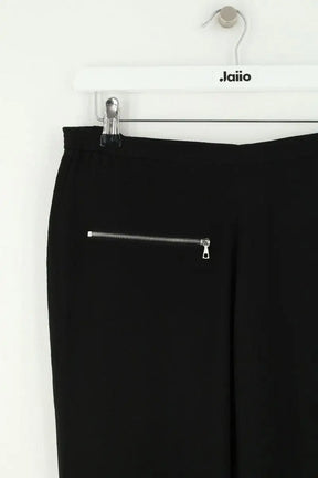 Pantalon droit Sandro Noir en Viscose