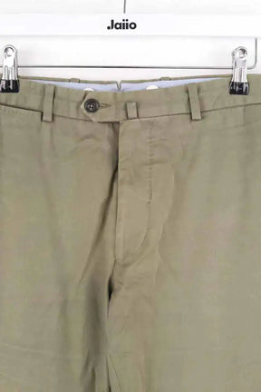 Pantalon droit Scavini Vert en Coton