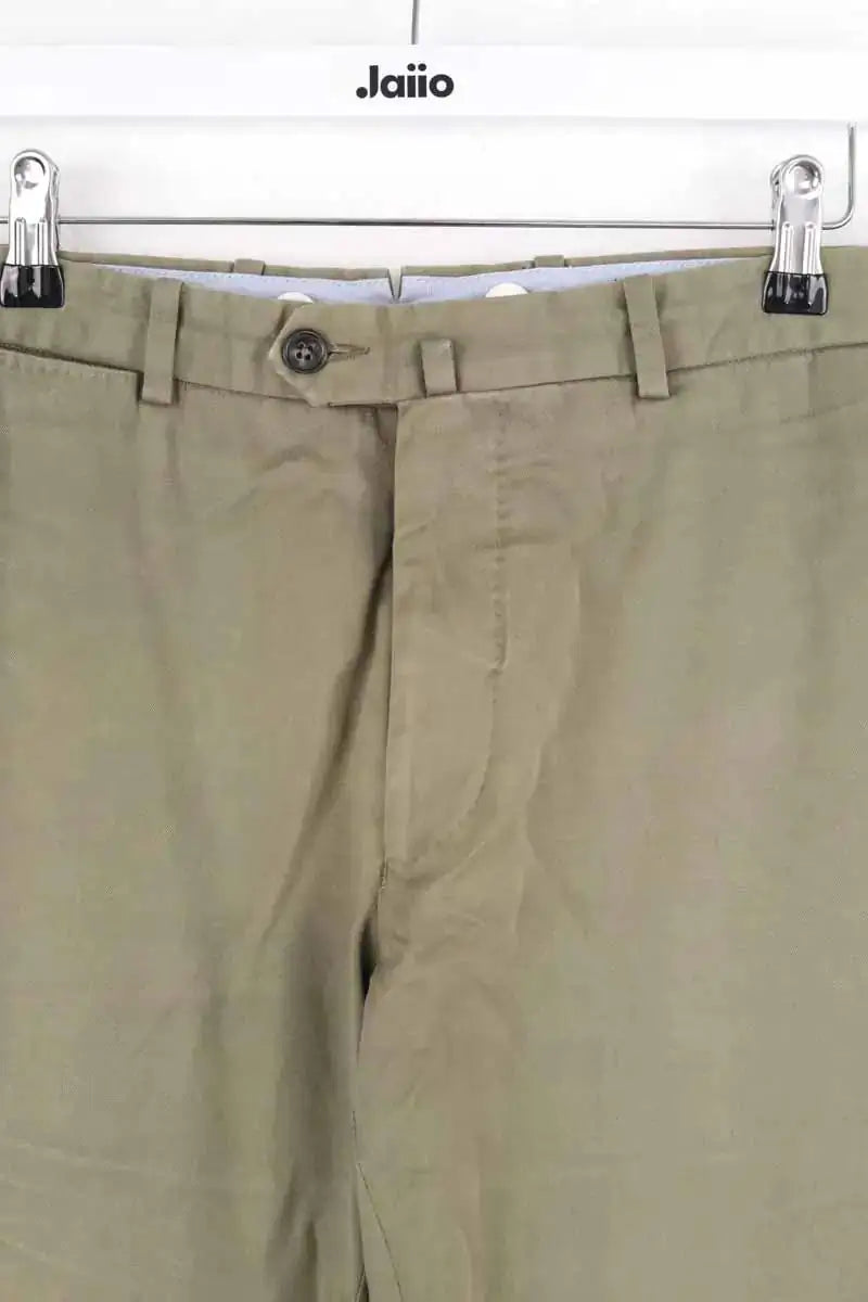 Pantalon droit Scavini Vert en Coton