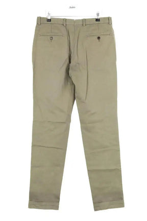 Pantalon droit Scavini Vert en Coton