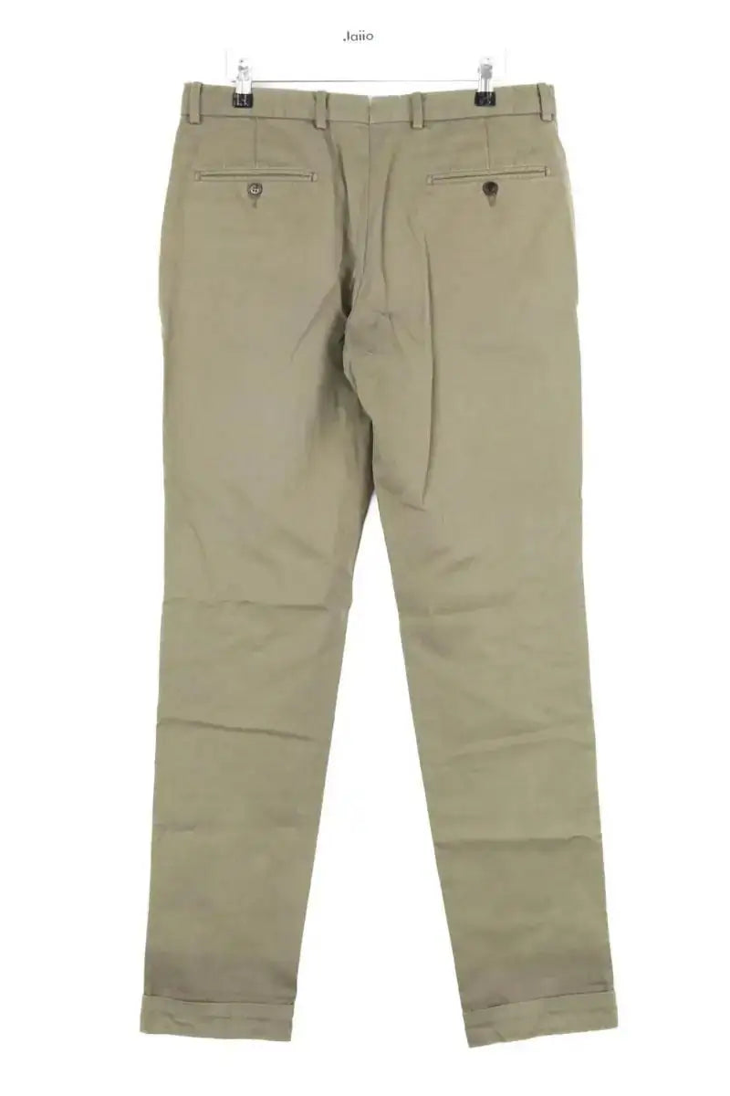 Pantalon droit Scavini Vert en Coton