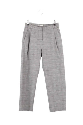 Pantalon droit Sessun Leopoldine Gris en Synthétique, taille S - Seconde Main