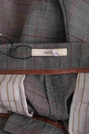 Pantalon droit Sessun Leopoldine Gris en Synthétique