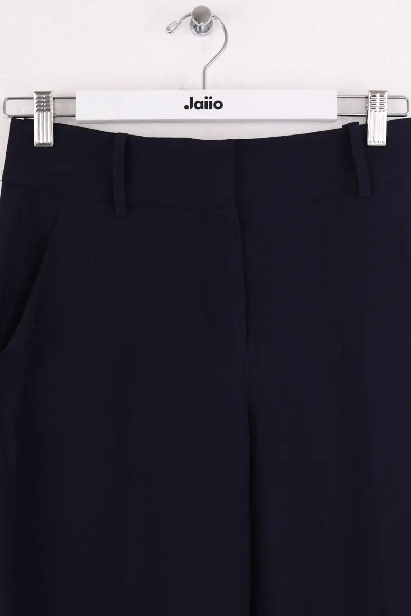 Pantalon droit Sézane Bleu en Laine