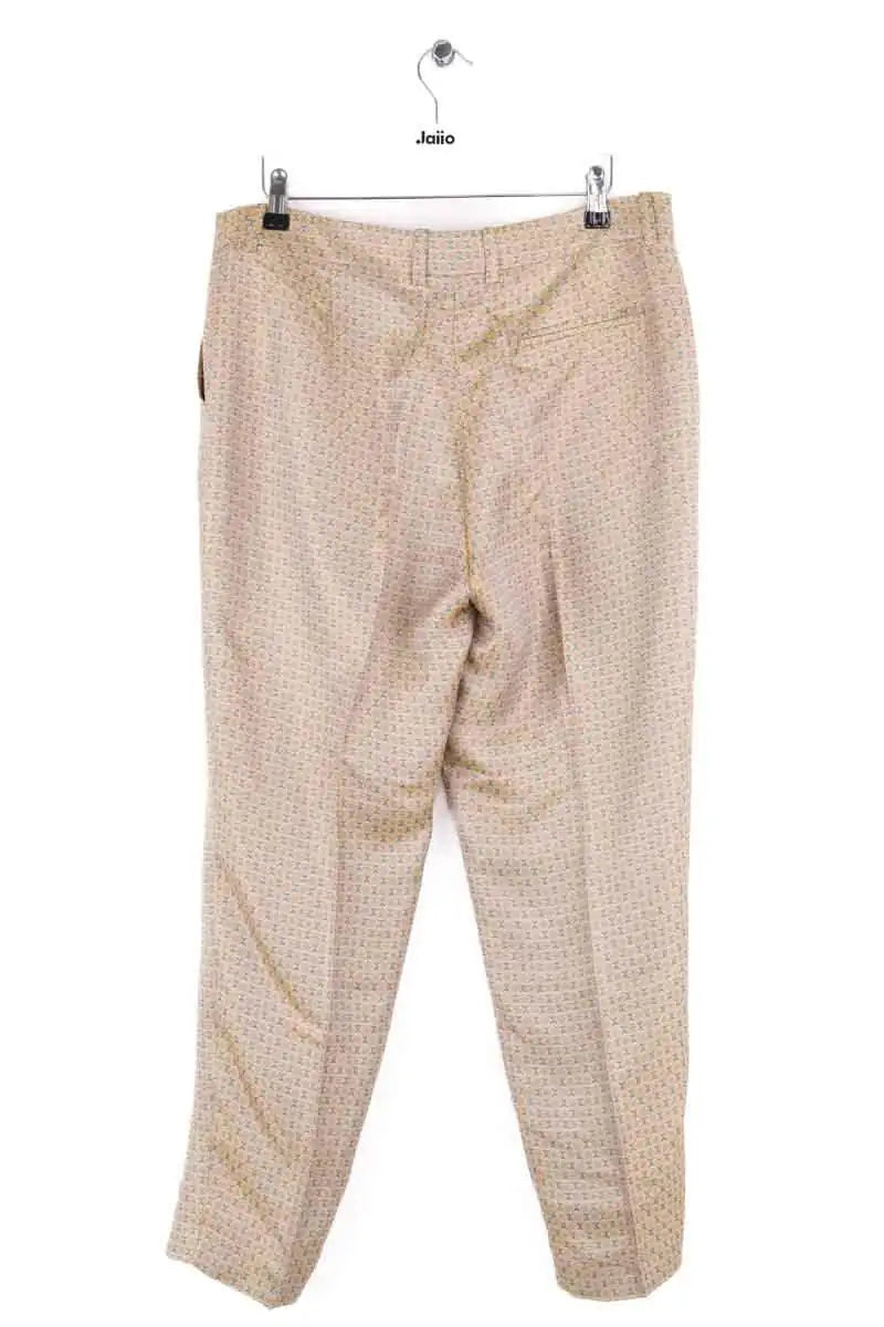 Pantalon droit Sézane Jaune en Synthétique