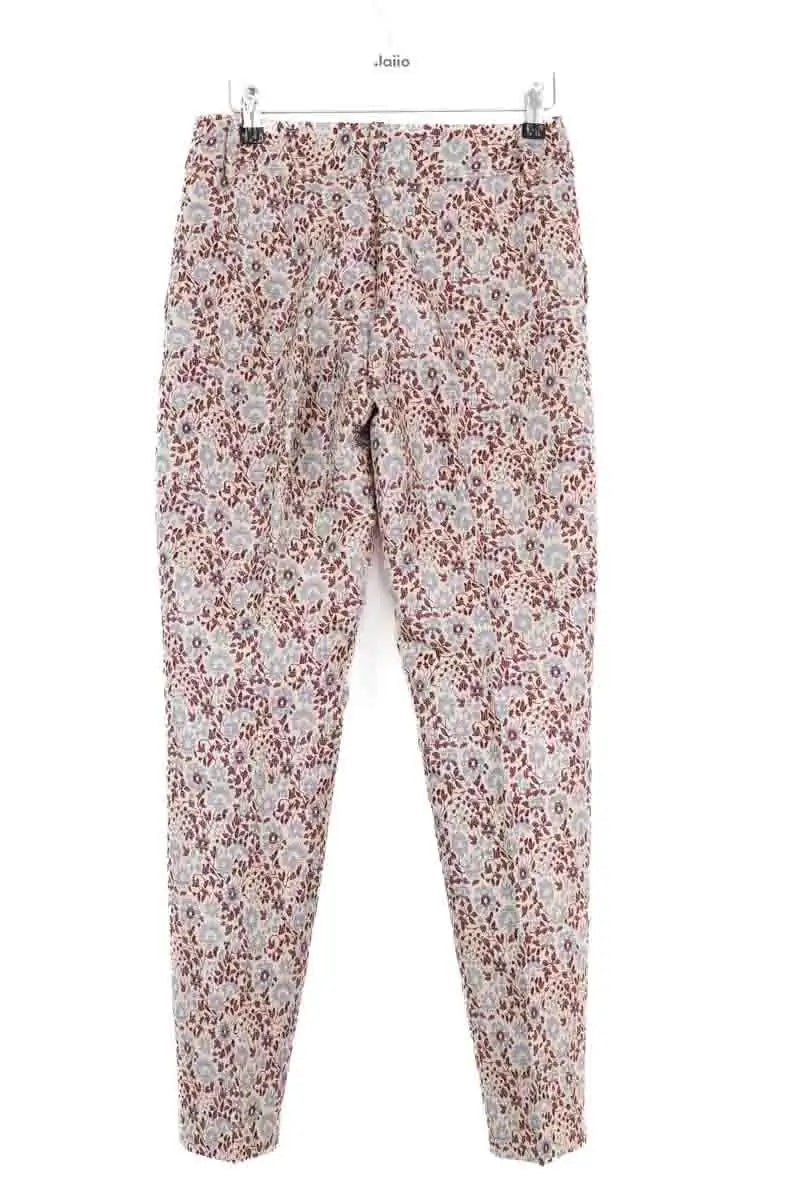 Pantalon droit Sézane Multicolore en Synthétique