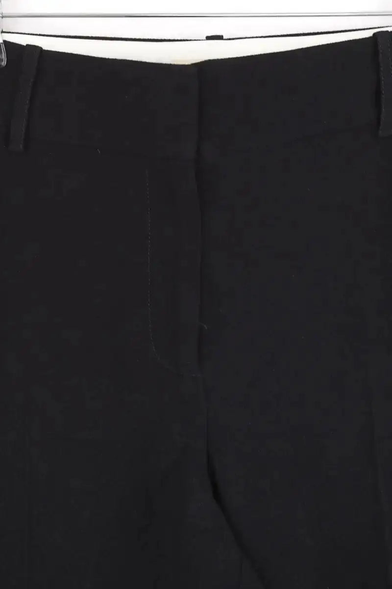 Pantalon droit Sézane Noir en Synthétique