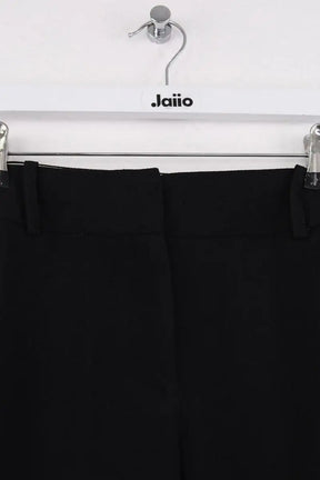 Pantalon droit Sézane Noir en Synthétique