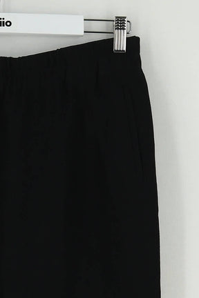 Pantalon droit Sézane Noir en Viscose