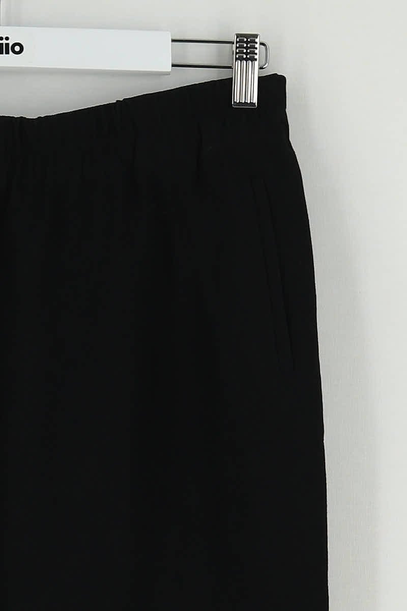 Pantalon droit Sézane Noir en Viscose