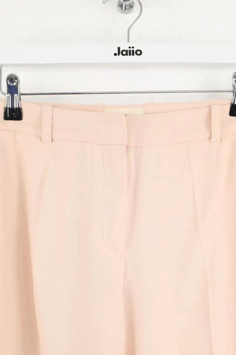 Pantalon droit Sézane Rose en Coton