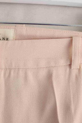 Pantalon droit Sézane Rose en Coton