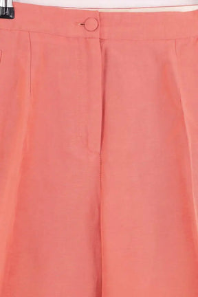 Pantalon droit Sézane Rose en Lin