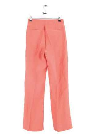 Pantalon droit Sézane Rose en Lin