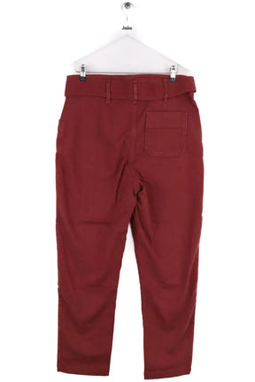 Pantalon droit Sézane Rouge en Coton