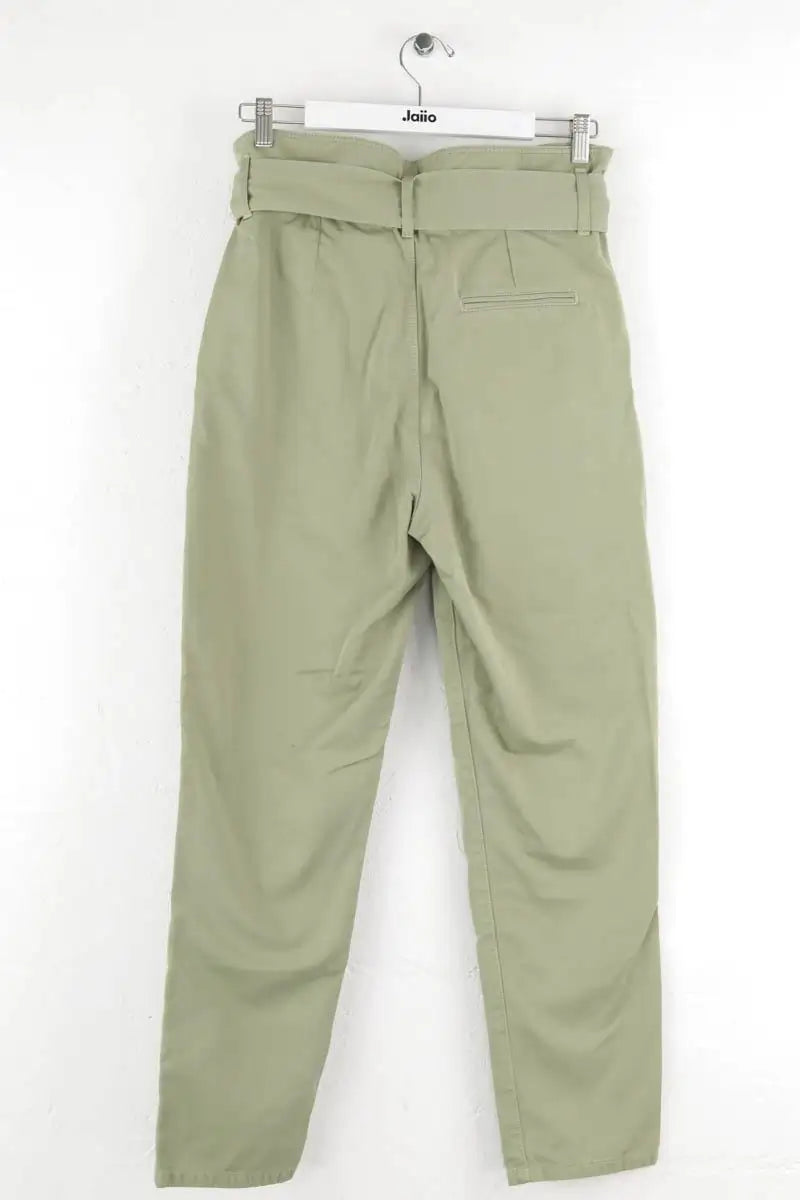 Pantalon droit Sézane Turquoise en Coton