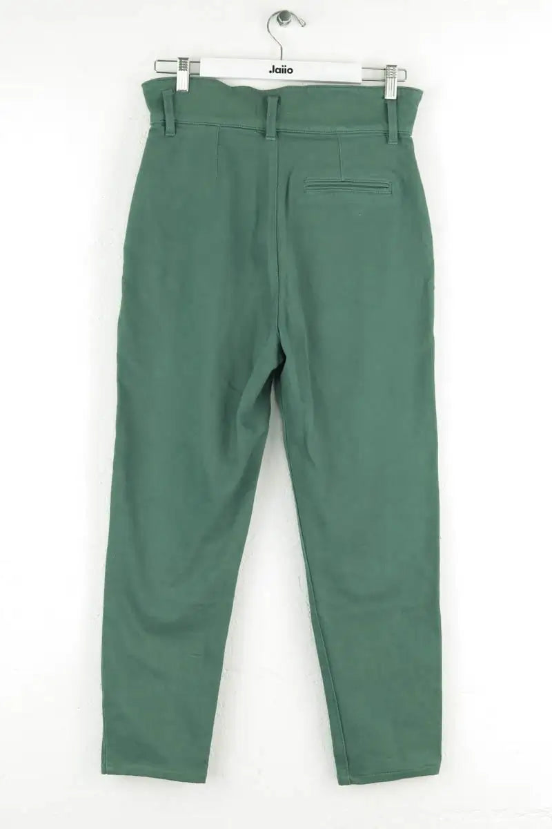 Pantalon droit Sézane Vert en Coton