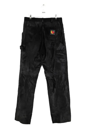 Pantalon droit Sky High Farm Noir en Fourrure