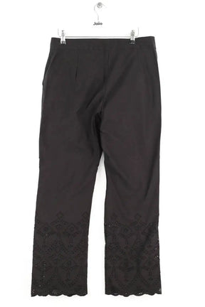 Pantalon droit Soeur Noir en Coton