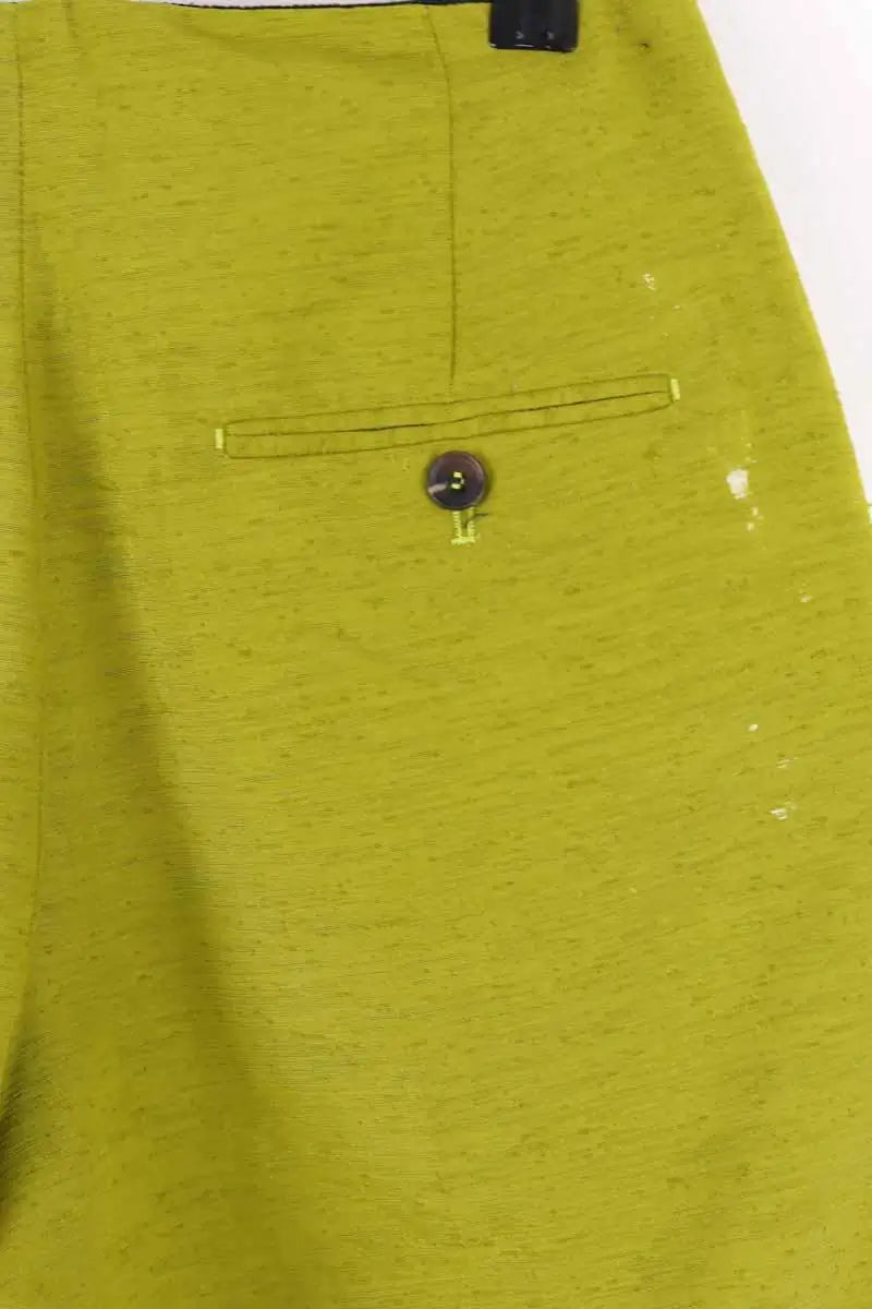 Pantalon droit Soeur Vert en Lin