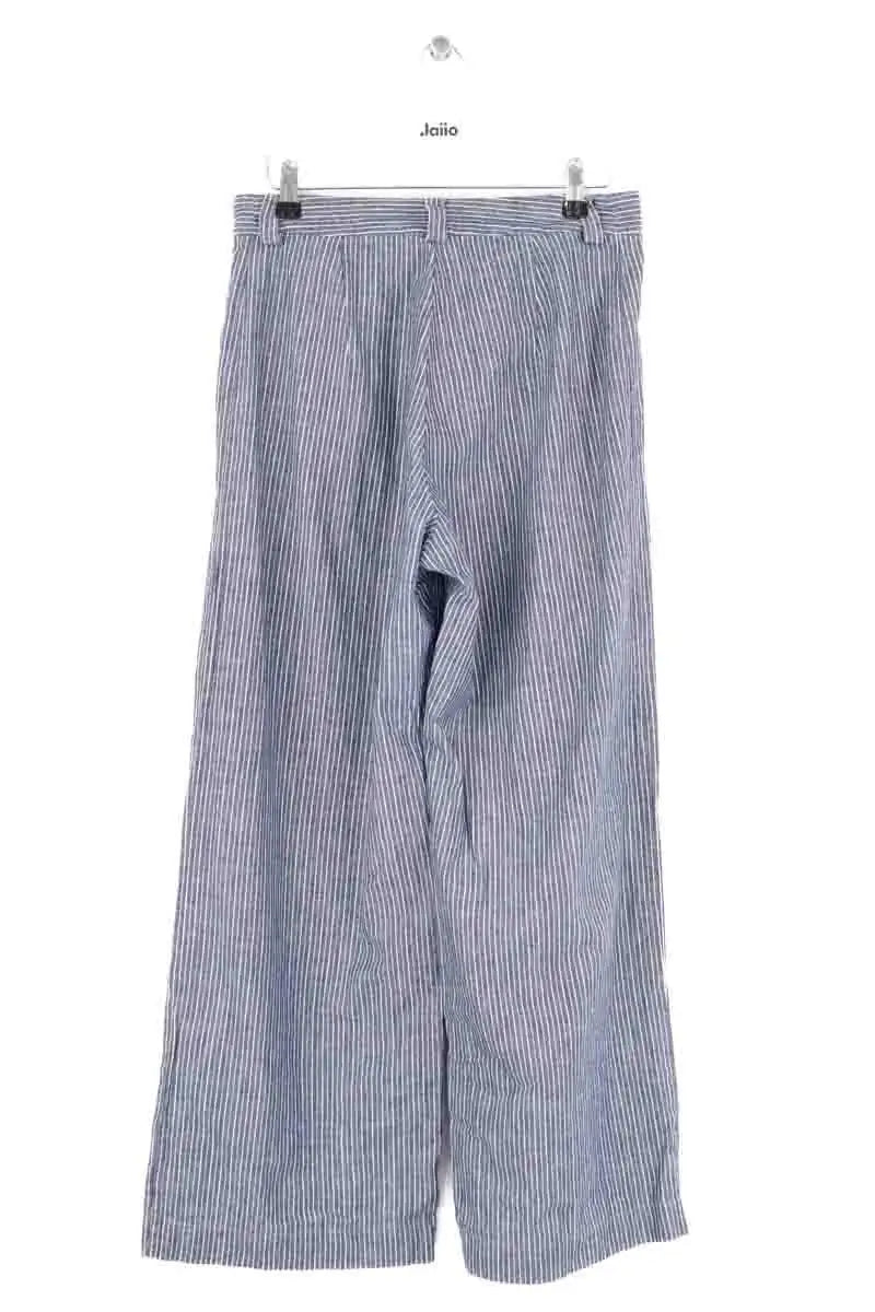 Pantalon droit Songe Lab Bleu en Coton