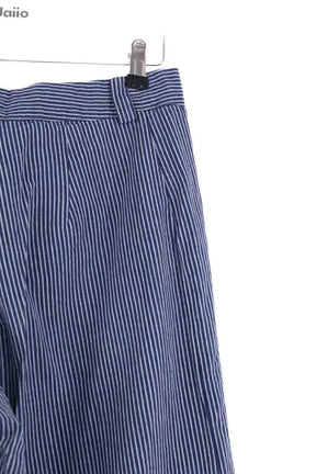 Pantalon droit Songe Lab Bleu en Coton
