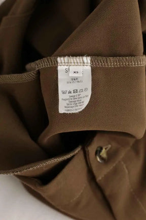 Pantalon droit Songe Lab Marron en Polyester