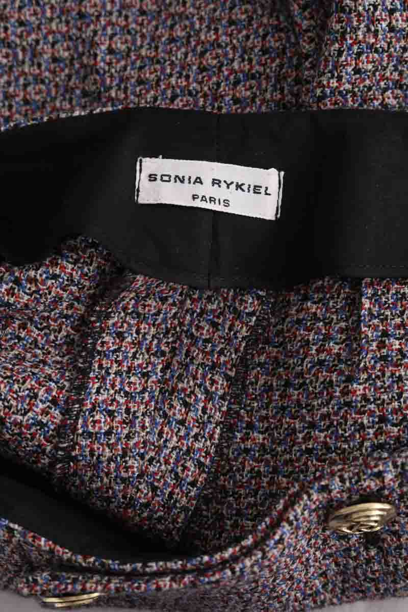 Pantalon droit Sonia Rykiel Multicolore en Laine